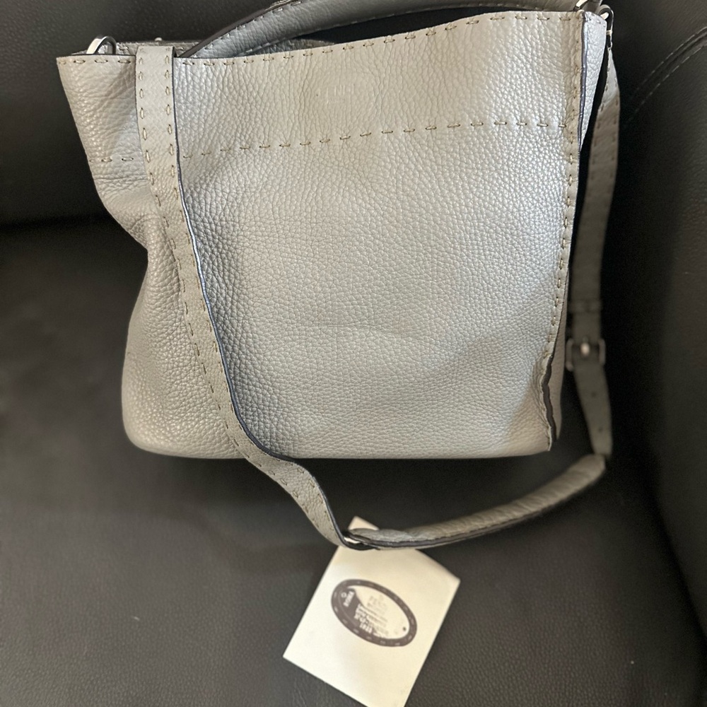 FENDI selleria Anna bag in gray